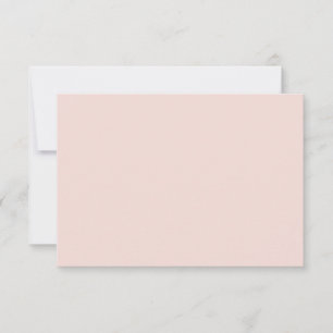 Minimalistisk chic för  rosa med fast elegant tack kort