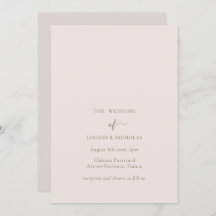 Minimalistisk Chic Guld  Simple Elegant bröllop