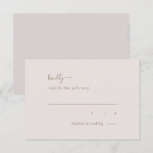 Minimalistisk Chic Guld  Simple Elegant bröllop