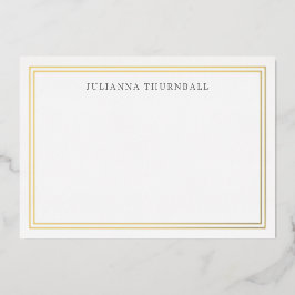 Minimalistisk Chic Ram Personal Stationery