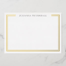 Minimalistisk Chic Ram Personal Stationery