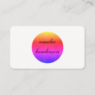 minimalistisk chic struktur visitkort