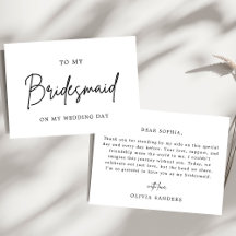 Minimalistisk Chic till min Bridesmaid-Bröllopsdag