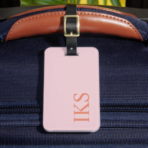 Minimalistisk Chic Trendig Personlig Rosa Orange Bagagebricka