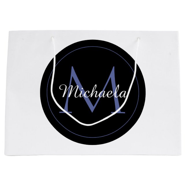 Minimalistisk cirkel, modernt monogram, inledande  (Framsidan)