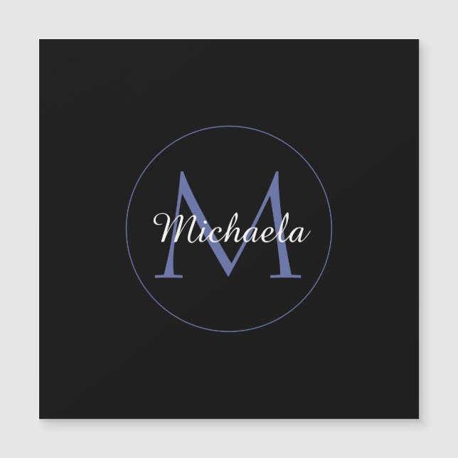 Minimalistisk cirkel, modernt monogram, inledande  (Framsida)