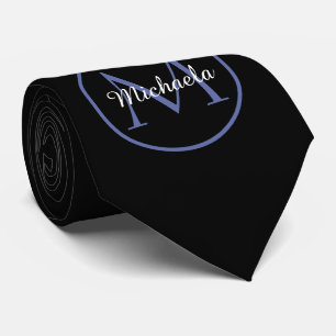Minimalistisk cirkel, modernt monogram, inledande slips