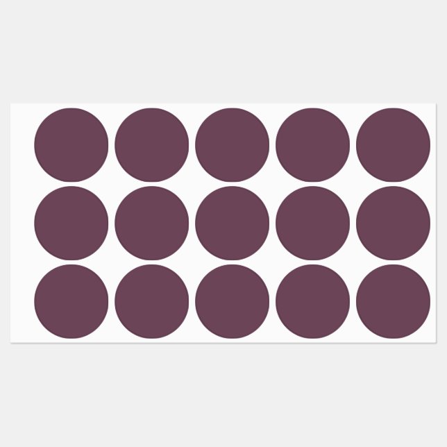 Minimalistisk cirkulärmärkning - Modern fästmärkni Klistermärke (Ark)