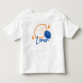 Minimalistisk citronkonst - Modern citrusfrukt T Shirt