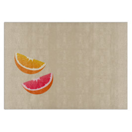 Minimalistisk Citrus Skärbräda Orange Grapefrukt