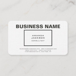 Minimalistisk Contemporary för modernt enkelt Tren Visitkort