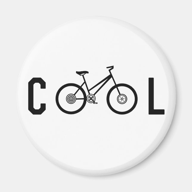 Minimalistisk Coola: Cyklingskorgen för cykelbyte Magnet (Framsidan)