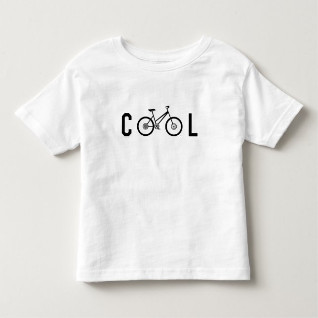 Minimalistisk Coola: Cyklingskorgen för cykelbyte T Shirt (Framsida)