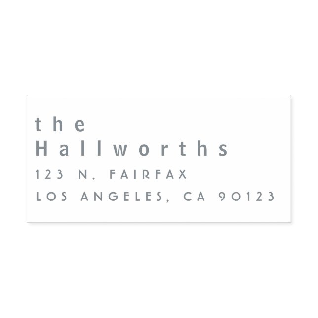 Minimalistisk coola självfärgande stämpel (Design)