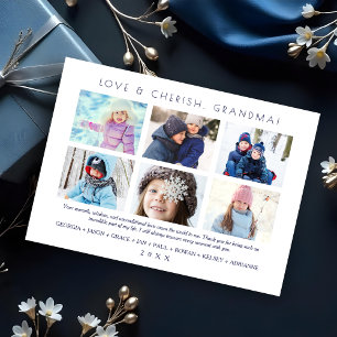 Minimalistisk Cute 6 Multi Photos Collage Keepsak