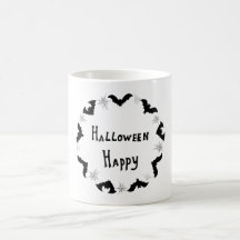 Minimalistisk Cute Happy halloween-kaffe Mugg
