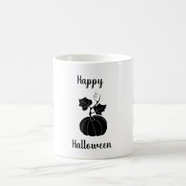 Minimalistisk Cute Happy halloween Kaffemugg