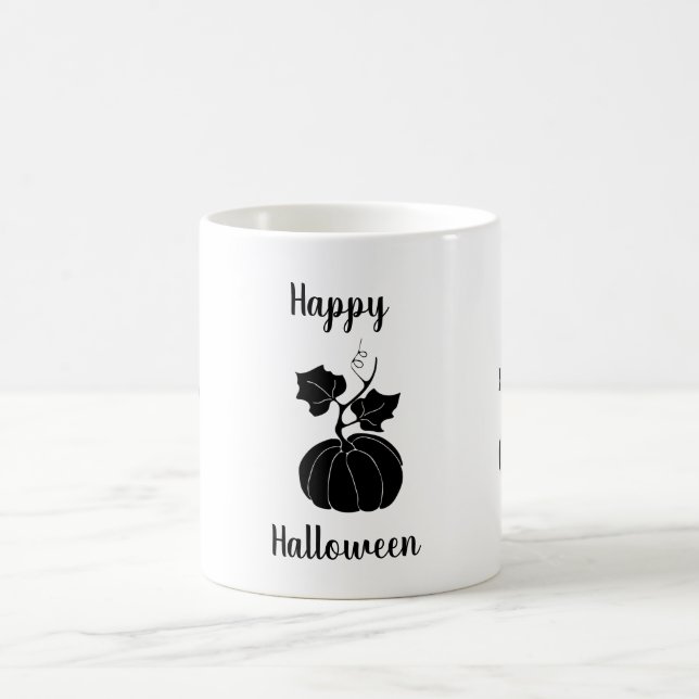 Minimalistisk Cute Happy halloween Kaffemugg (Center)