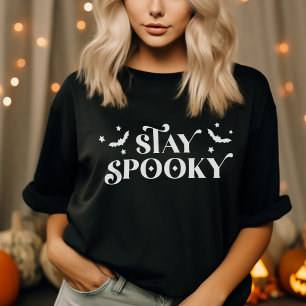 Minimalistisk Cute-kvarsittande taloky Halloween-s T Shirt