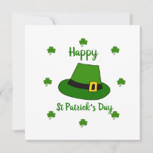 Minimalistisk Cute Lycklig St patrick's day