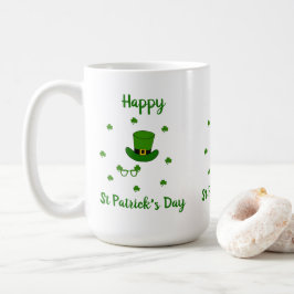 Minimalistisk Cute Lycklig St patrick's day Kaffemugg