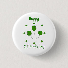 Minimalistisk Cute Lycklig St patrick's day Knapp