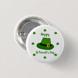 Minimalistisk Cute Lycklig St patrick's day Knapp