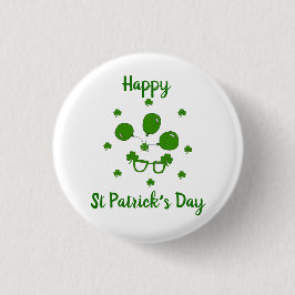 Minimalistisk Cute Lycklig St patrick's day Knapp