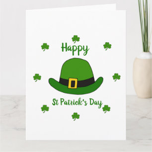 Minimalistisk Cute Lycklig St patrick's day Kort