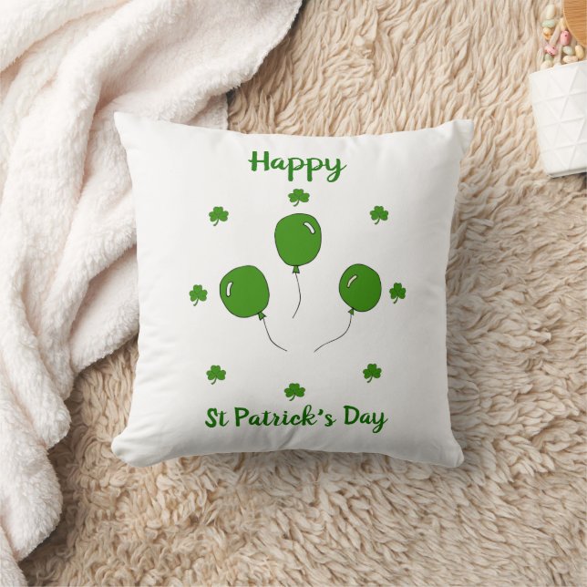 Minimalistisk Cute Lycklig St patrick's day Kudde (Filt)