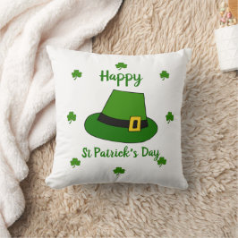 Minimalistisk Cute Lycklig St patrick's day Kudde
