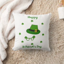 Minimalistisk Cute Lycklig St patrick's day Kudde