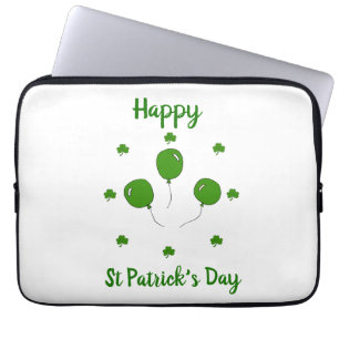 Minimalistisk Cute Lycklig St patrick's day Laptop Fodral