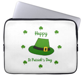 Minimalistisk Cute Lycklig St patrick's day Laptop Fodral