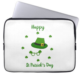 Minimalistisk Cute Lycklig St patrick's day Laptop Fodral