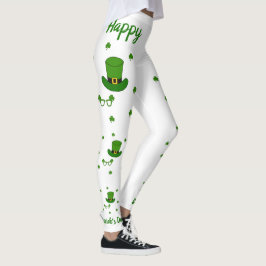 Minimalistisk Cute Lycklig St patrick's day Leggings