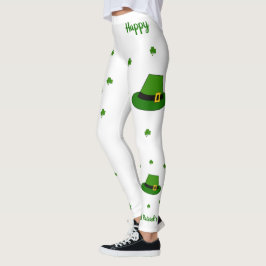 Minimalistisk Cute Lycklig St patrick's day Leggings