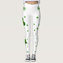Minimalistisk Cute Lycklig St patrick's day Leggings