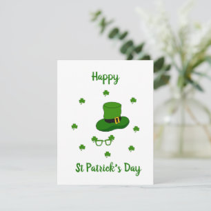 Minimalistisk Cute Lycklig St patrick's day OSA Kort
