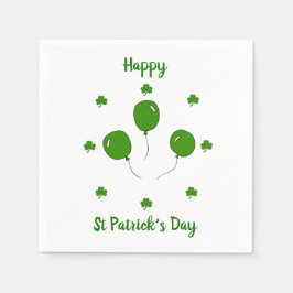Minimalistisk Cute Lycklig St patrick's day Pappersservett