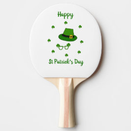 Minimalistisk Cute Lycklig St patrick's day Pingisracket