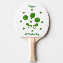 Minimalistisk Cute Lycklig St patrick's day Pingisracket