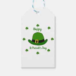 Minimalistisk Cute Lycklig St patrick's day Presentetikett