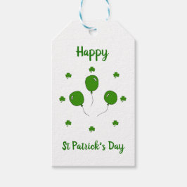Minimalistisk Cute Lycklig St patrick's day Presentetikett