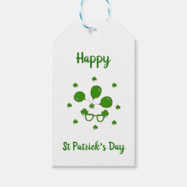 Minimalistisk Cute Lycklig St patrick's day Presentetikett