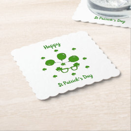 Minimalistisk Cute Lycklig St patrick's day Underlägg Papper