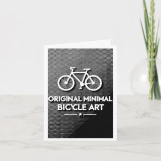 Minimalistisk cykelkonst inbjudan
