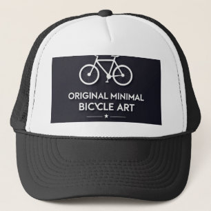 Minimalistisk cykelkonst keps