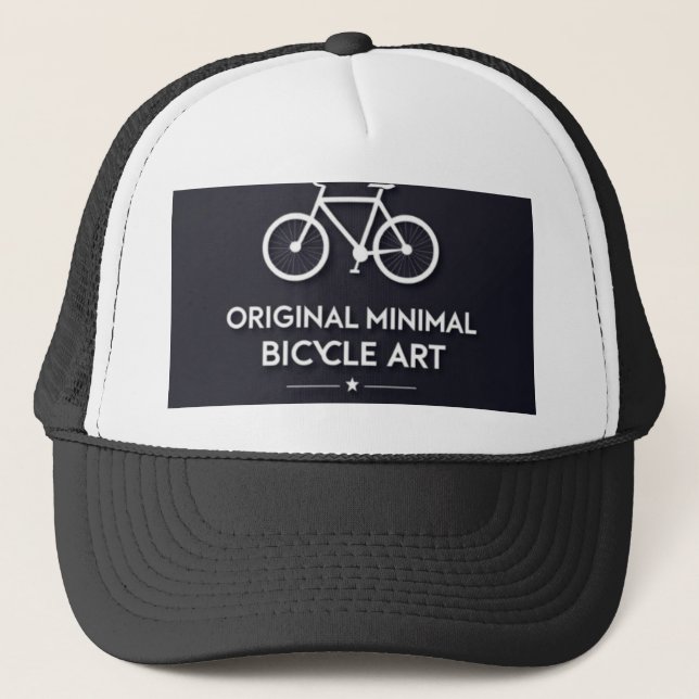 Minimalistisk cykelkonst keps (Framsida)