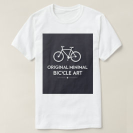 Minimalistisk cykelkonst t shirt